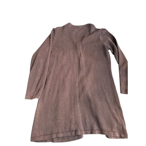 Storybook Knits Brown Embroidered Long Sleeves Button Up Cardigan Sweater Size L - Picture 6 of 9